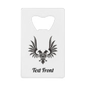 Adler mit zwei Kartenköpfen Flaschenöffner (Vorderseite)