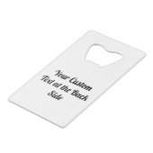 Adler mit zwei Kartenköpfen Flaschenöffner (Rückseite Schrägansicht)