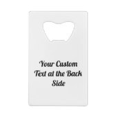 Adler mit zwei Kartenköpfen Flaschenöffner (Rückseite)