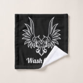 Adler mit zwei Köpfen Badetuch Set (Waschlappen)