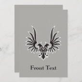 Adler mit zwei Köpfen Einladung (Vorne/Hinten)