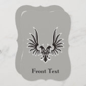 Adler mit zwei Köpfen Einladung (Vorne/Hinten)