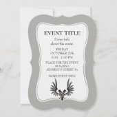 Adler mit zwei Köpfen Einladung (Rückseite)