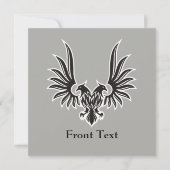 Adler mit zwei Köpfen Einladung (Vorderseite)