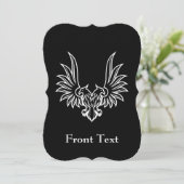 Adler mit zwei Köpfen Einladung (Stehend Vorderseite)