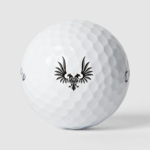 Adler mit zwei Köpfen Golfball