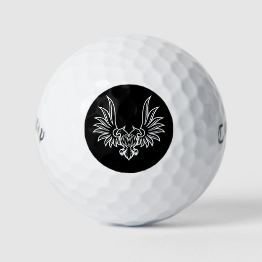 Adler mit zwei Köpfen Golfball (Vorderseite)