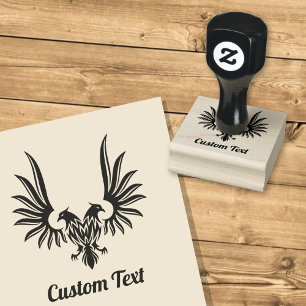 Adler mit zwei Köpfen Gummi Briefmarke Gummistempel