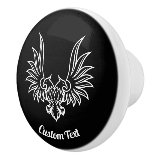 Adler mit zwei Köpfen Keramik Knofen Keramikknauf (Rechts)