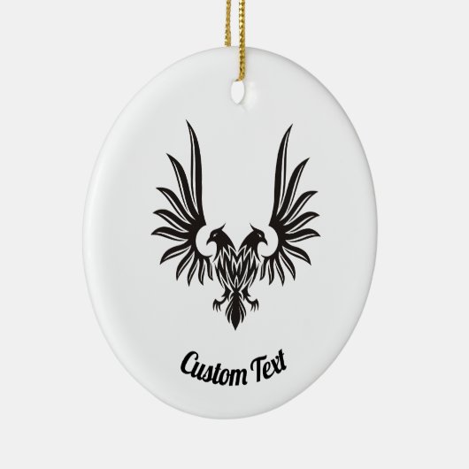 Adler mit zwei Köpfen Keramik Ornament (Rechts)