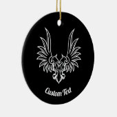 Adler mit zwei Köpfen Keramik Ornament (Rechts)