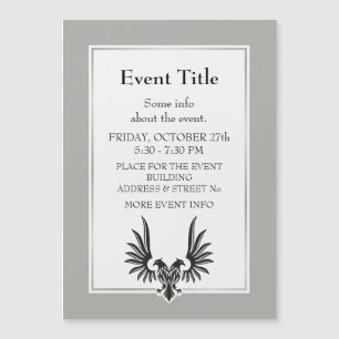 Adler mit zwei Köpfen Magnetkarte