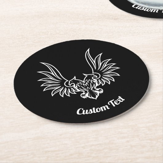 Adler mit zwei Köpfen Papier Untersetzer (Angewinkelt)