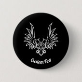 Adler mit zwei Köpfen Pinback Button (Vorderseite)