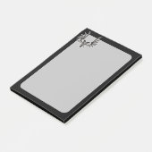 Adler mit zwei Köpfen Post-it Klebezettel (angewinkelt)