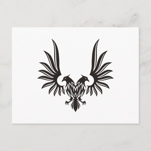 Adler mit zwei Köpfen Postkarte (Vorderseite)