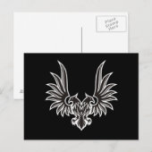 Adler mit zwei Köpfen Postkarte (Vorne/Hinten)