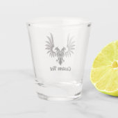 Adler mit zwei Köpfen Shotglas Schnapsglas (Rückseite)