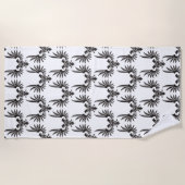 Adler mit zwei Köpfen Strandtuch (Vorderseite)