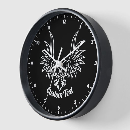 Adler mit zwei Köpfen Wall Uhr (Winkel)