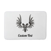 Adler mit zwei köstlichen Bädern Mat Badematte (Vorderseite)