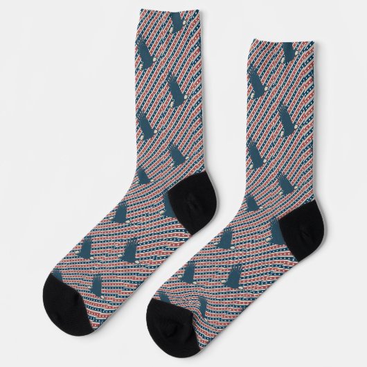 ADLER MUSTER SOCKEN (Linkes Detail)
