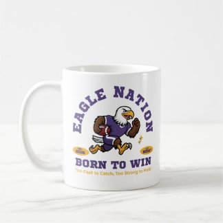 Adler Nation Football-Maskottchen-Design Kaffeetasse