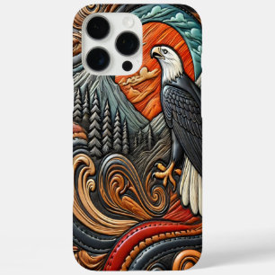 Adler-Naturszene in kühnen Farben iPhone 16 Pro Max Hülle