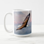 Adler Olympic Mountains Pacific Northwest Reise Kaffeetasse (Links)