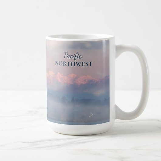 Adler Olympic Mountains Pacific Northwest Reise Kaffeetasse (Rechts)