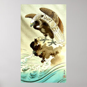 Adler over Waves Tsuchiya Koitsu 1930s Poster