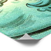 Adler over Waves Tsuchiya Koitsu 1930s Poster (Ecke)