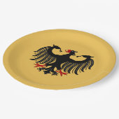 Adler Pappteller (Schrägansicht)