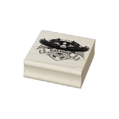 Adler Patriotisches Patch Gummistempel (Stempel)
