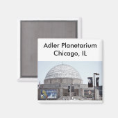 Adler Planetarium - Chicago, IL Magnet (Vorderseite/Rückseite)