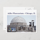 Adler Planetarium -.. Postkarte (Vorne/Hinten)