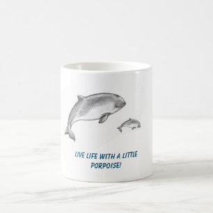 Adler Porpoise Vater mit Kalb Kaffeetasse