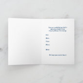 Adler - Portrait - Einladung - Leistung (Innenseite)