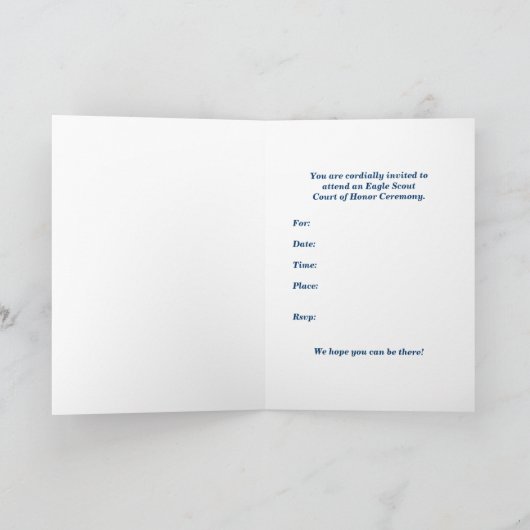 Adler - Portrait - Einladung - Leistung (Innenseite)