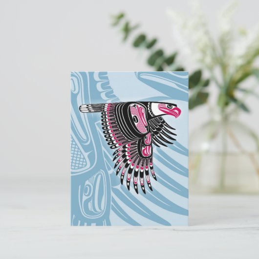 Adler Postkarte (Stehend Vorderseite)