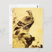 Adler Postkarte (Vorne/Hinten)