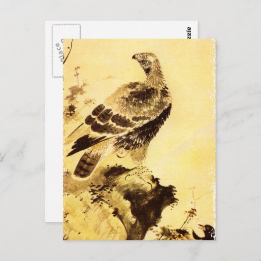 Adler Postkarte (Vorne/Hinten)