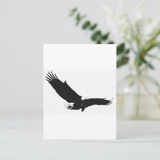 Adler Postkarte (Stehend Vorderseite)