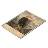 Adler Rocky Mountains VINTAGE Notizblock (Linke Seite)