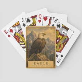 Adler Rocky Mountains VINTAGE Spielkarten