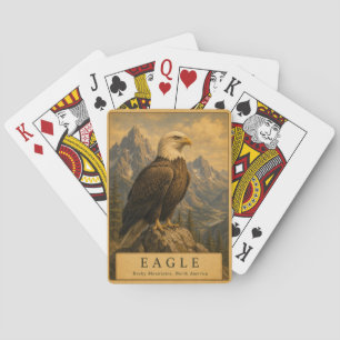 Adler Rocky Mountains VINTAGE Spielkarten