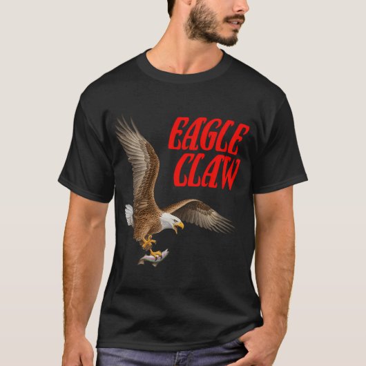 Adler (Roter Text) T-Shirt (Vorderseite)