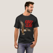 Adler (Roter Text) T-Shirt (Vorne ganz)