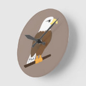 Adler Runde Wanduhr (Winkel)