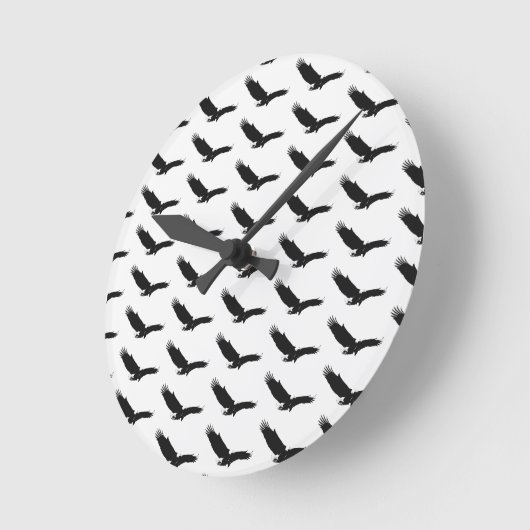 Adler Runde Wanduhr (Winkel)